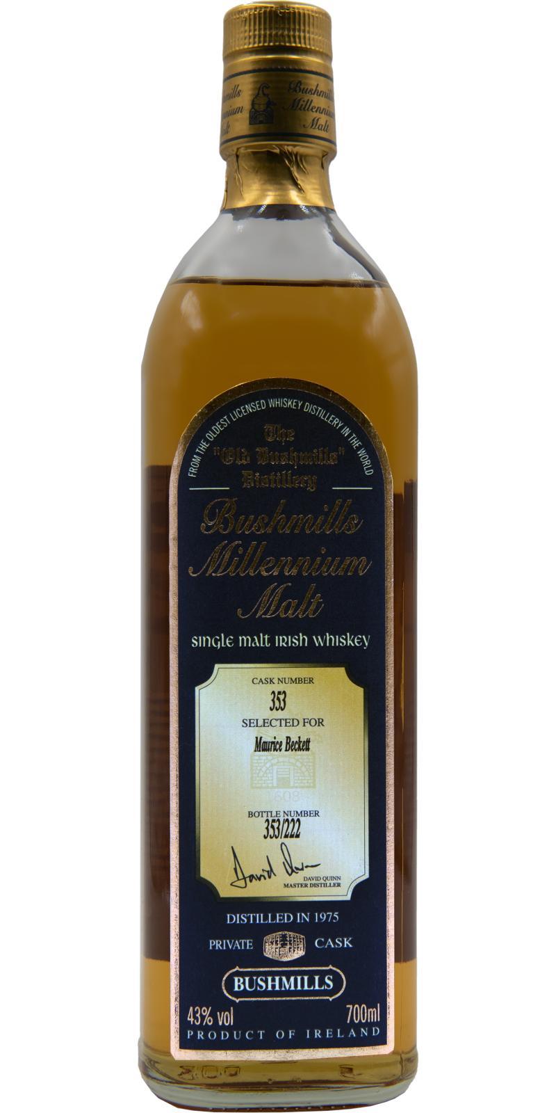 Bushmills 1975  Millennium Malt