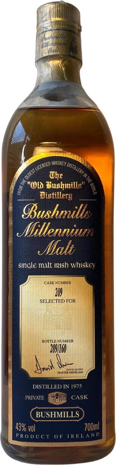 Bushmills 1975  Millennium Malt