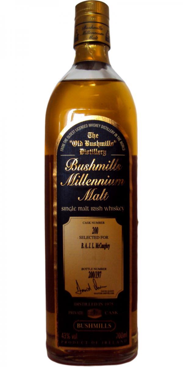 Bushmills 1975  Millennium Malt