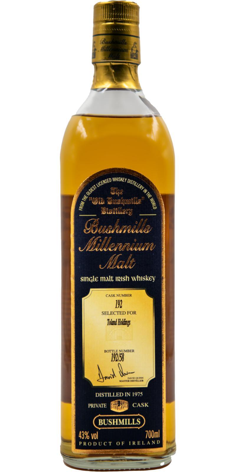 Bushmills 1975  Millennium Malt