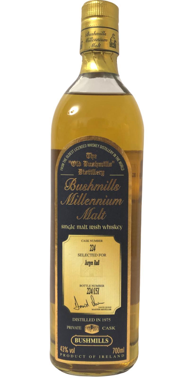 Bushmills 1975  Millennium Malt