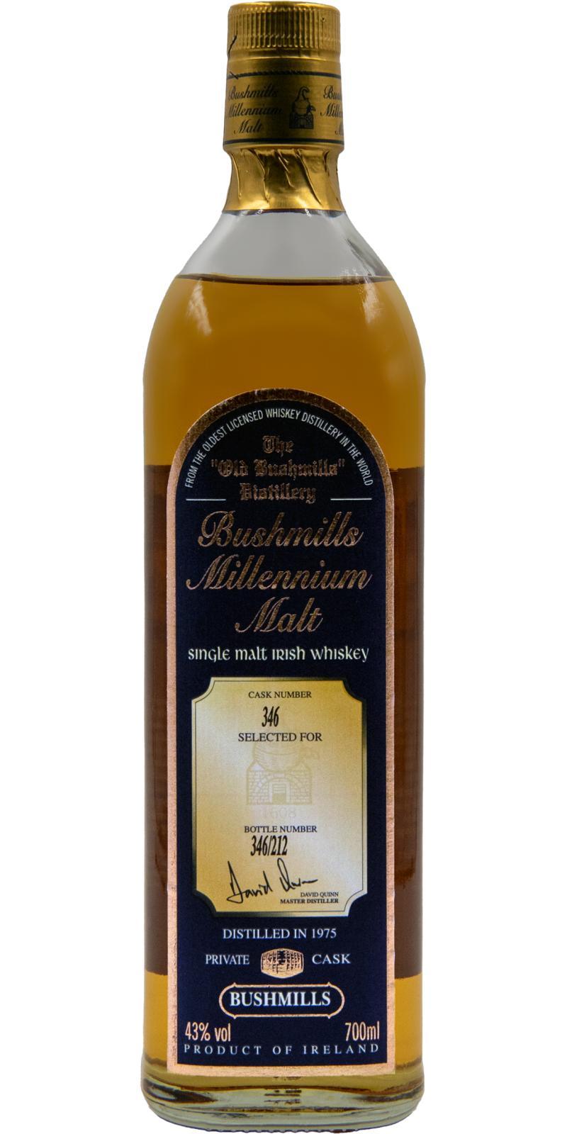 Bushmills 1975  Millennium Malt