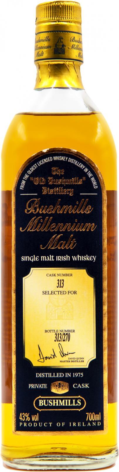 Bushmills 1975  Millennium Malt