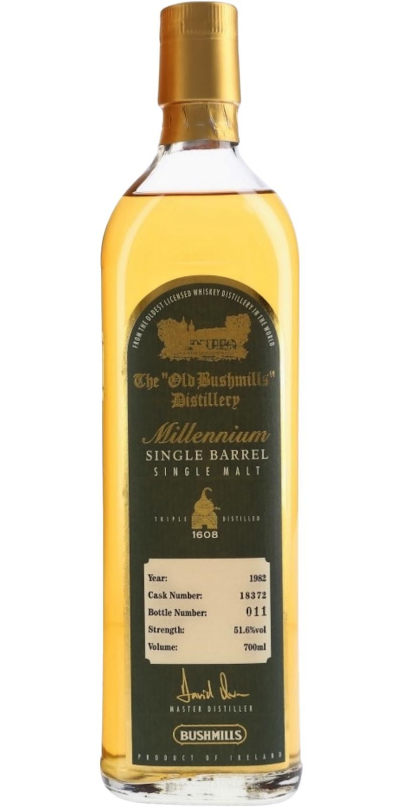 Bushmills 1982  Millennium - Single Barrel