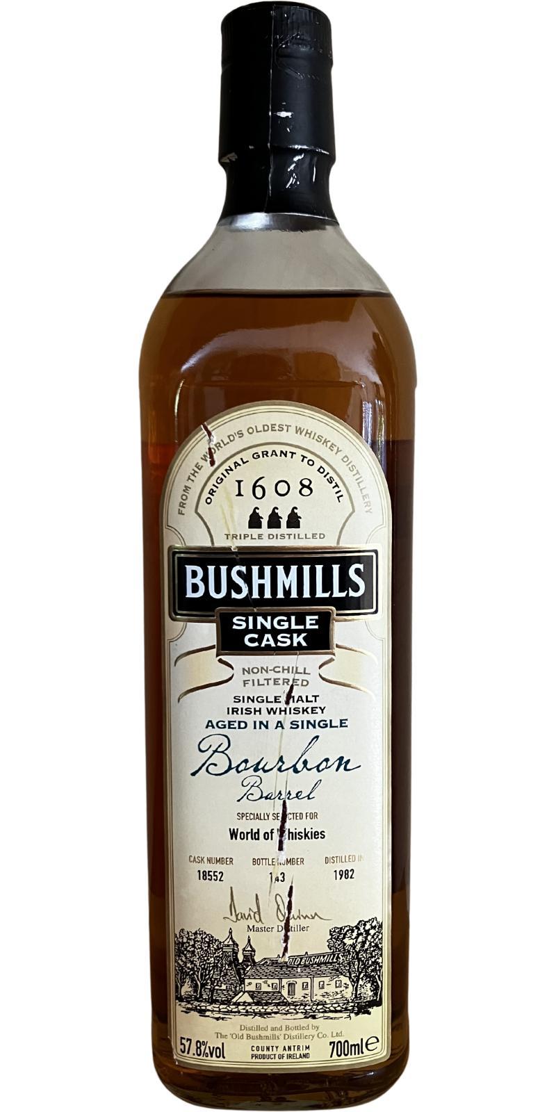 Bushmills 1982  Single Cask - Millennium Malt