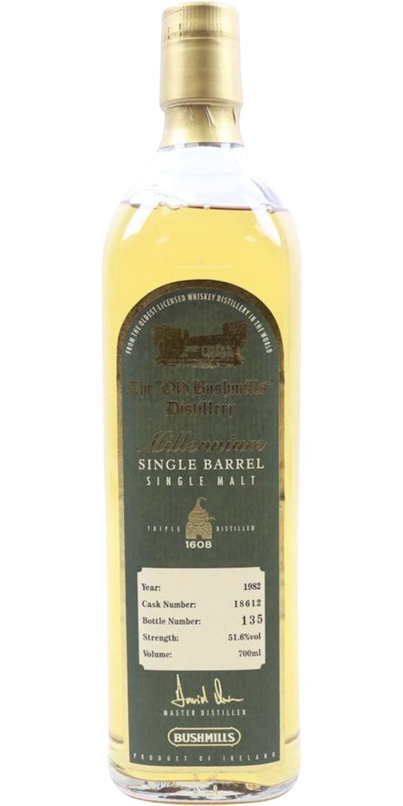 Bushmills 1982  Millennium - Single Barrel