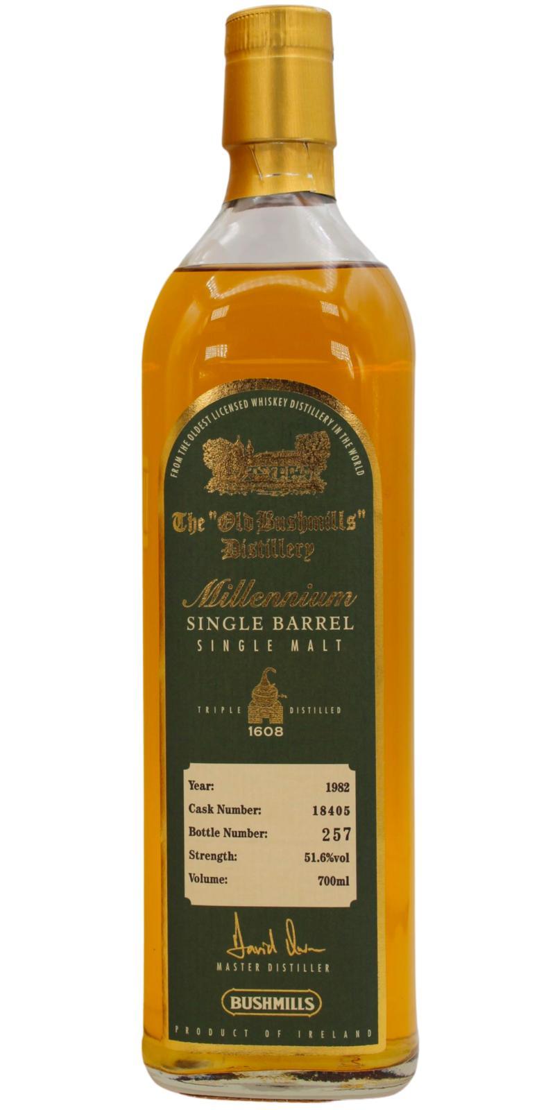 Bushmills 1982  Millennium - Single Barrel