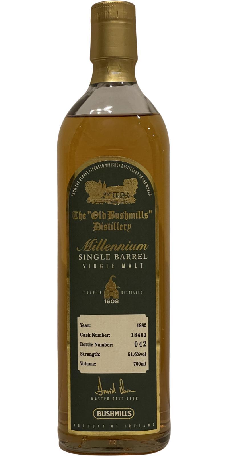 Bushmills 1982  Millennium - Single Barrel