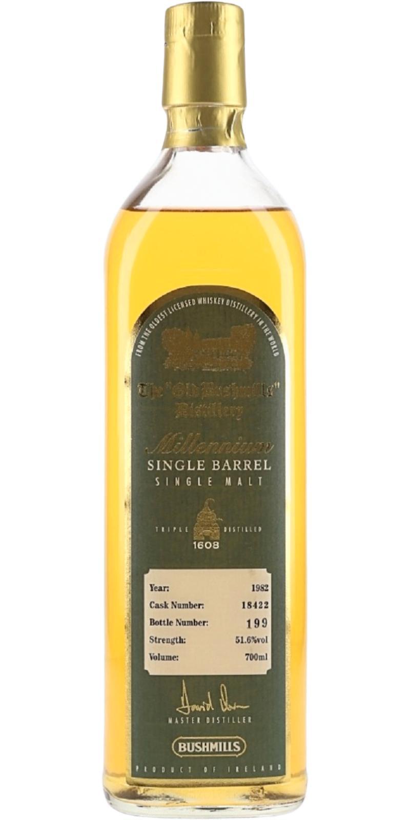 Bushmills 1982  Millennium - Single Barrel