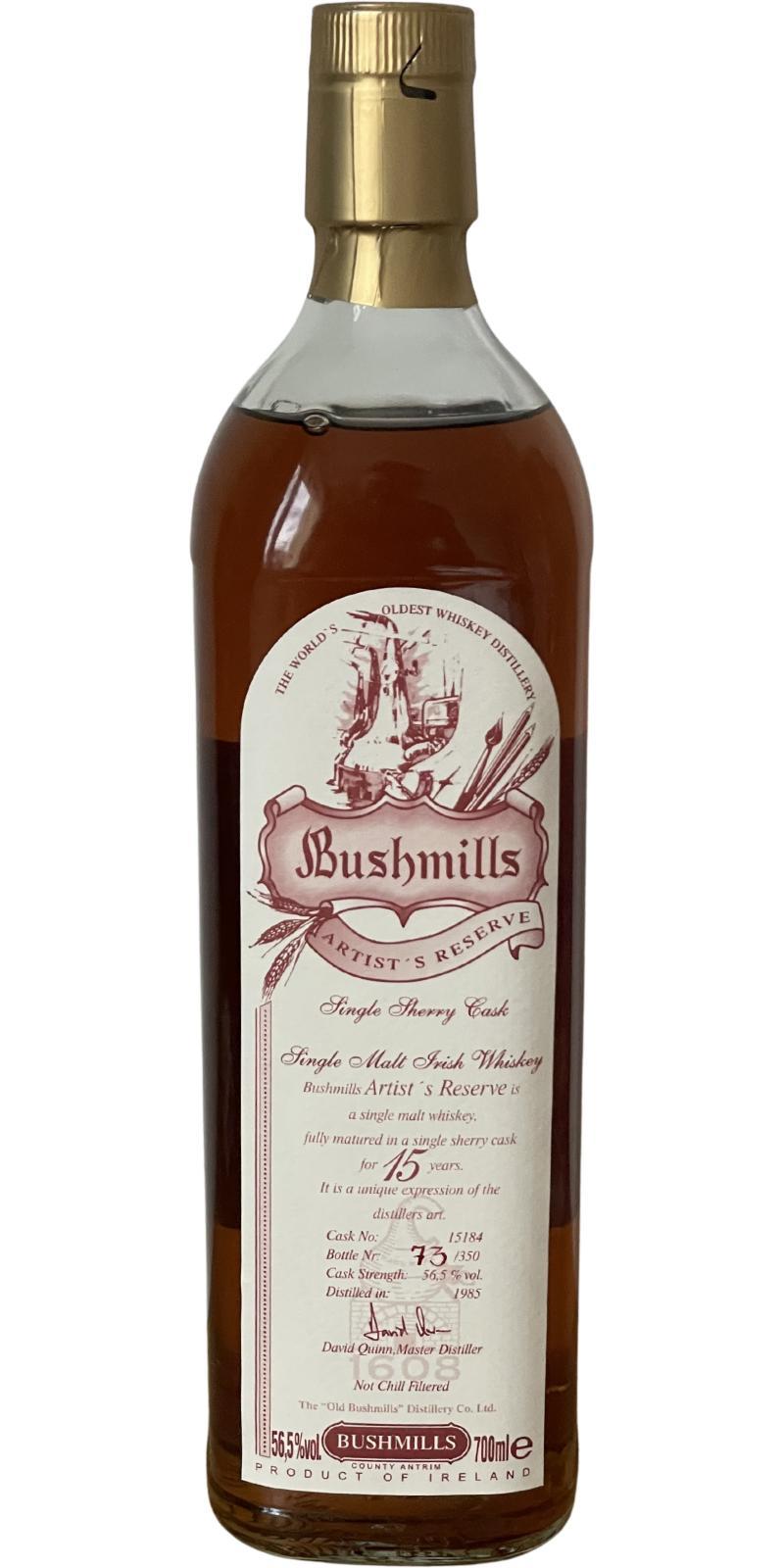 Bushmills 1985  Artist's Reserve