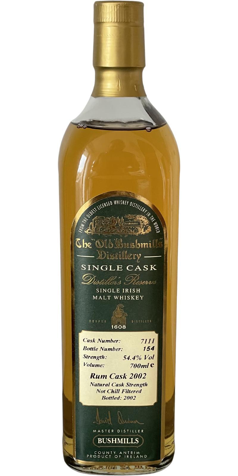 Bushmills 1987  Distiller's Reserve - Single Cask