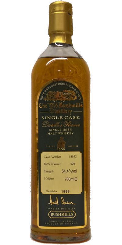 Bushmills 1988  Distiller's Reserve - Single Cask
