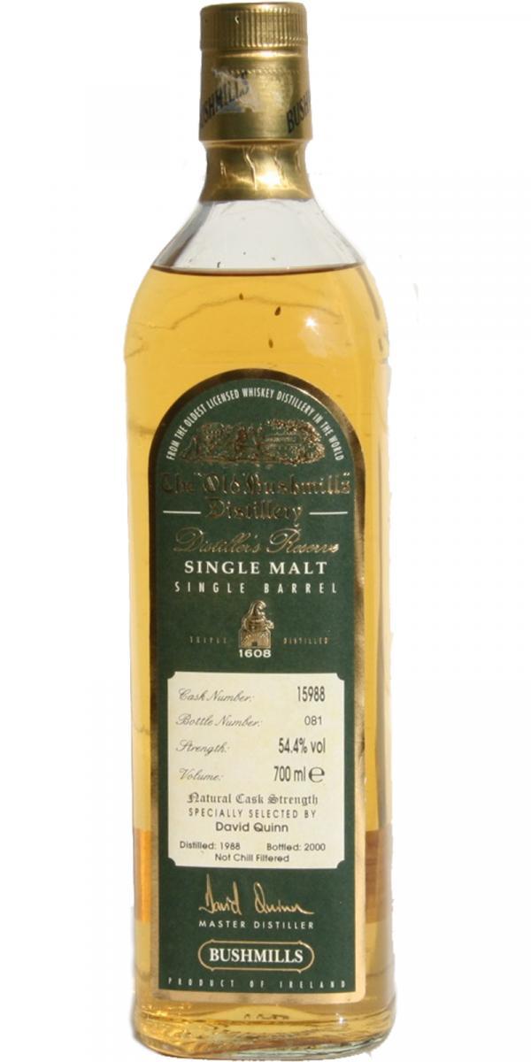 Bushmills 1988  Distiller's Reserve - Single Barrel