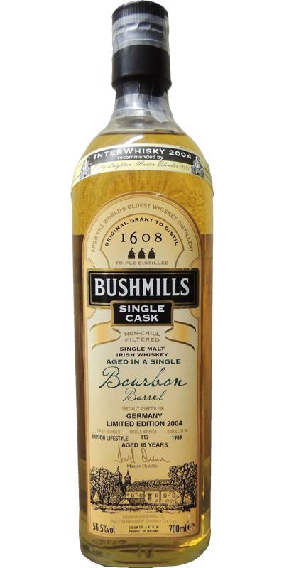 Bushmills 1989  Single Cask