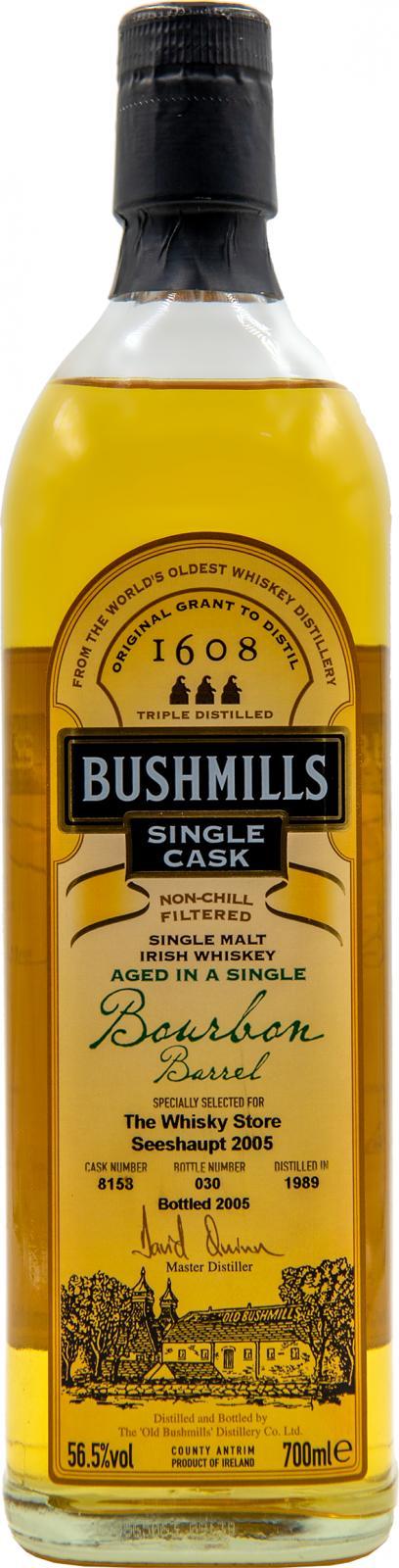Bushmills 1989  Single Cask