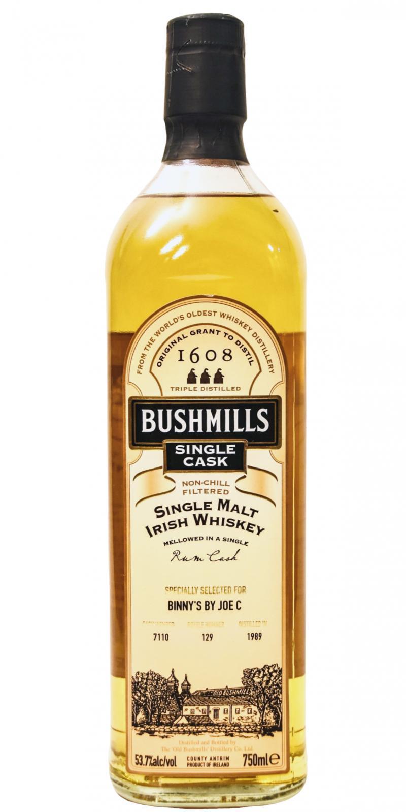 Bushmills 1989  Single Cask