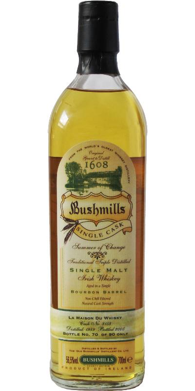 Bushmills 1989  Single Cask - Summer of Change