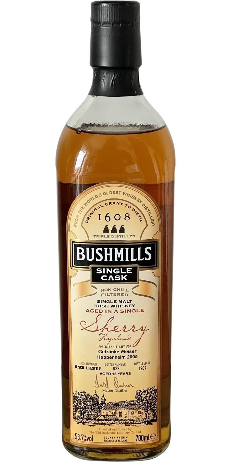 Bushmills 1989  Single Cask