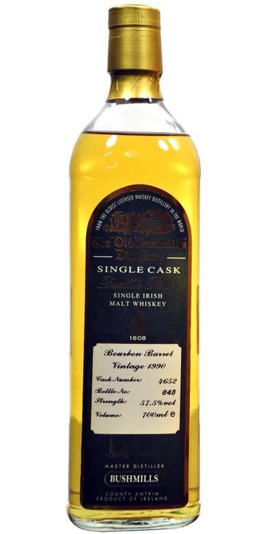 Bushmills 1990  Distiller's Reserve - Single Cask
