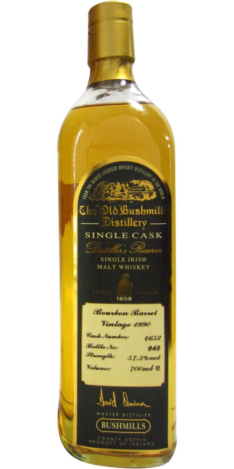 Bushmills 1990  Distiller's Reserve - Single Cask