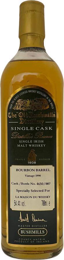 Bushmills 1990  Distiller's Reserve - Single Cask