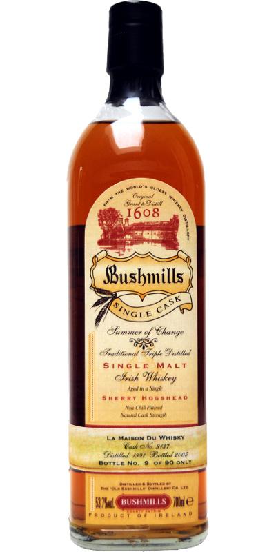 Bushmills 1991  Single Cask - Summer of Change