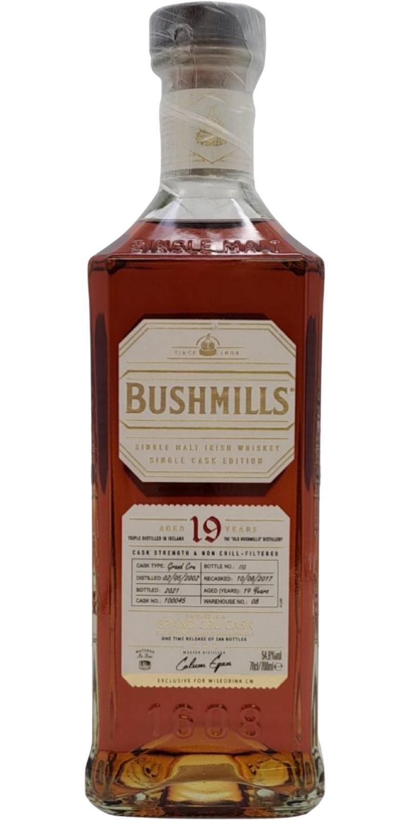 Bushmills 2002  Single Cask Edition