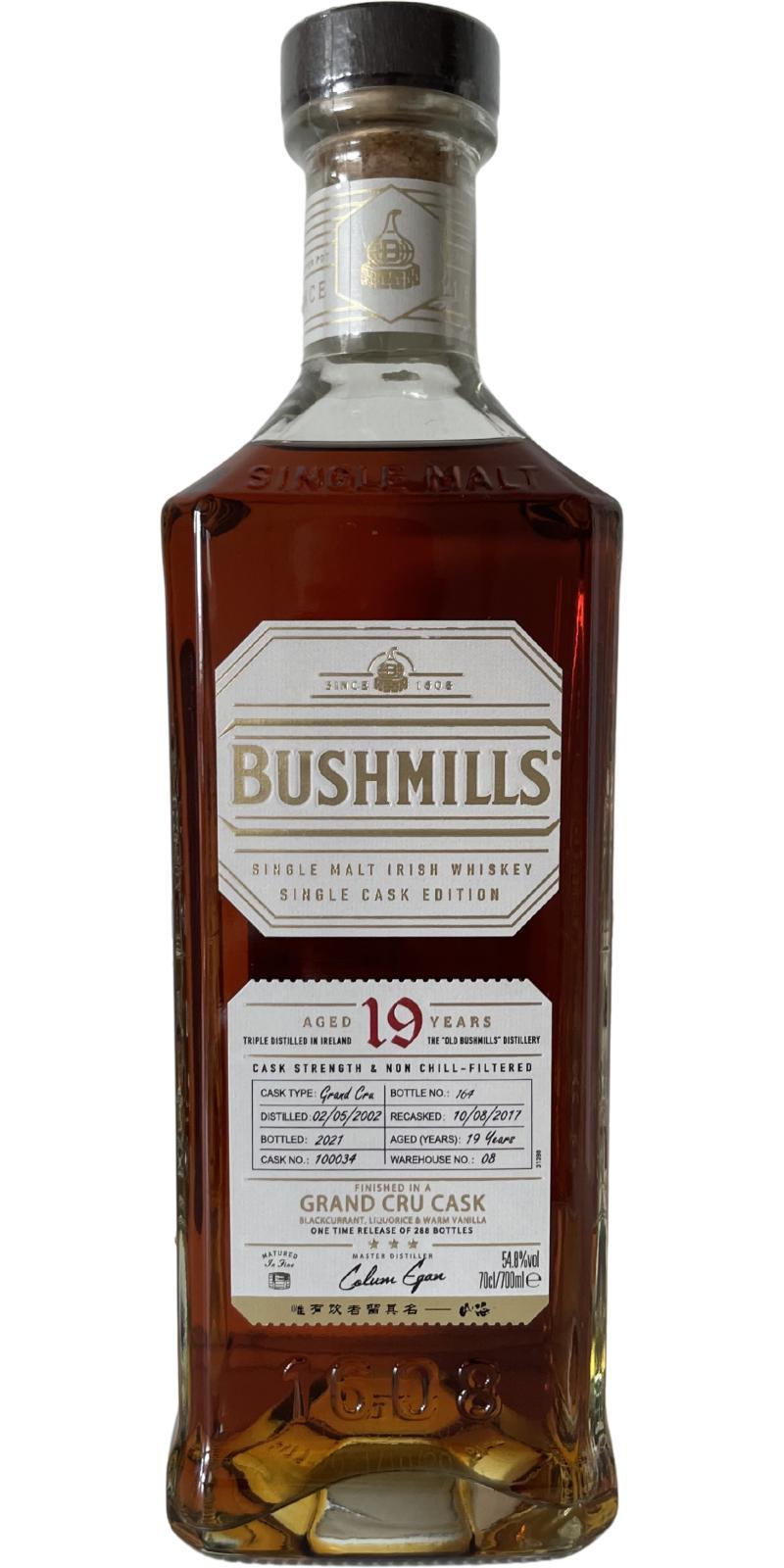 Bushmills 2002  Single Cask Edition