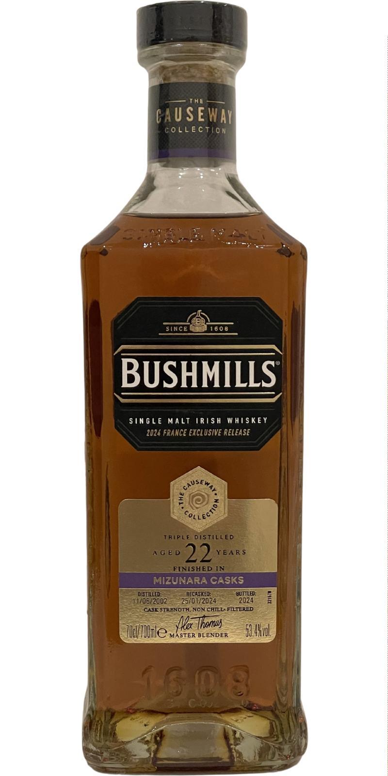 Bushmills 2002  The Causeway Collection