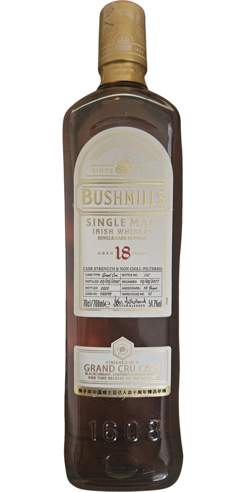 Bushmills 2002  Single Cask Edition