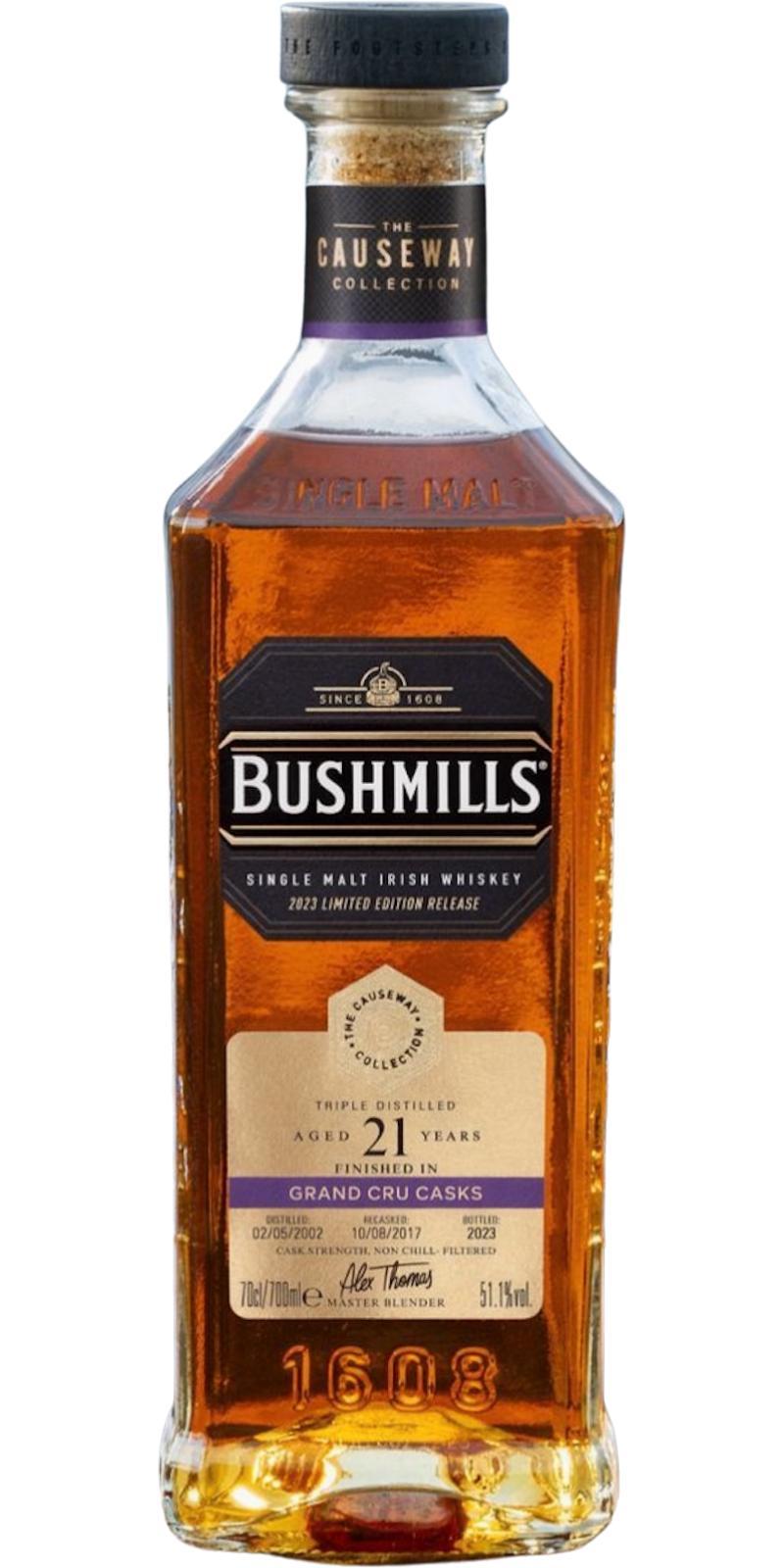 Bushmills 2002  The Causeway Collection
