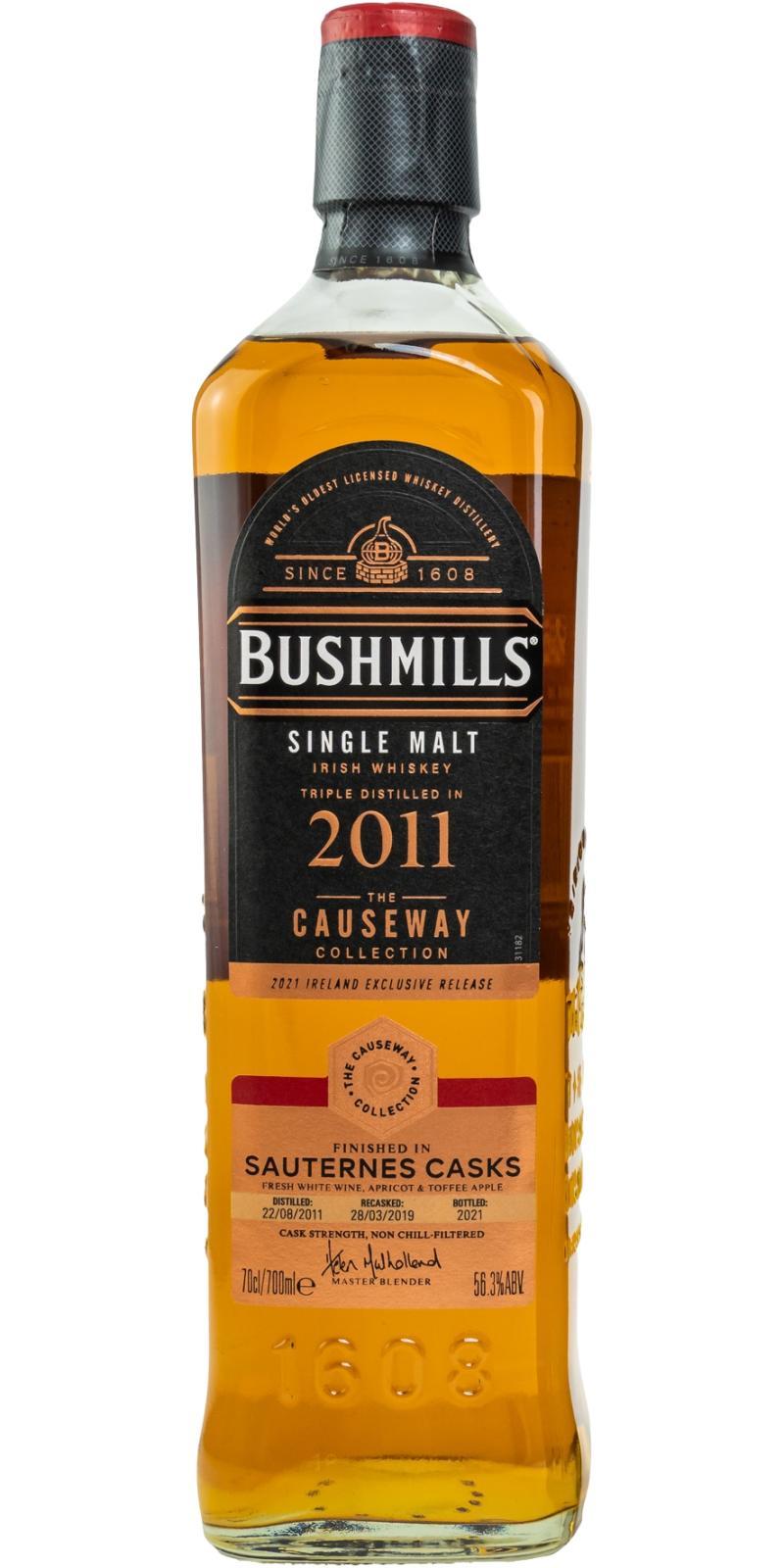 Bushmills 2011  The Causeway Collection