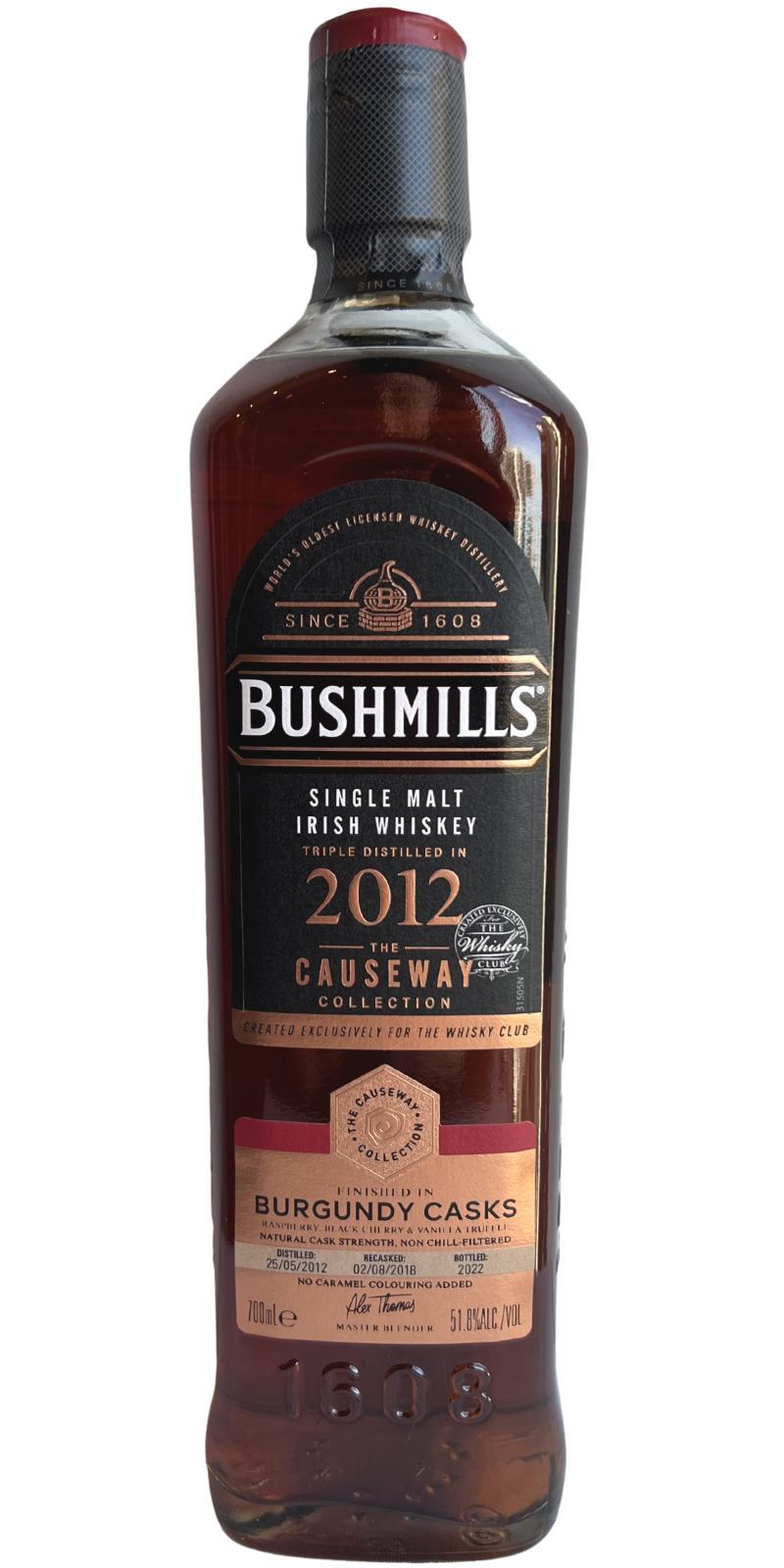 Bushmills 2012  The Causeway Collection