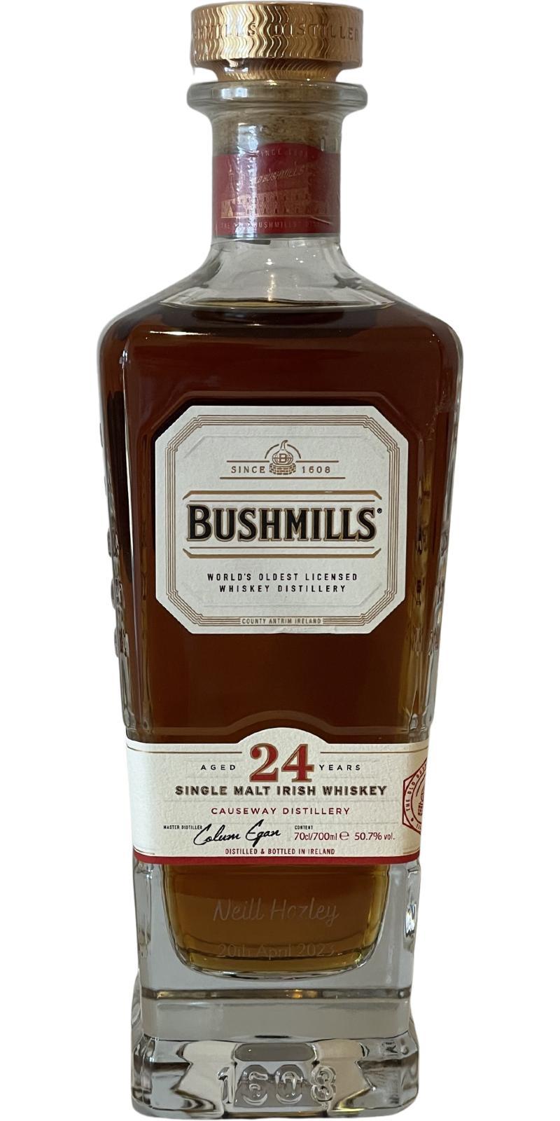 Bushmills 24-year-old  Causeway Distillery