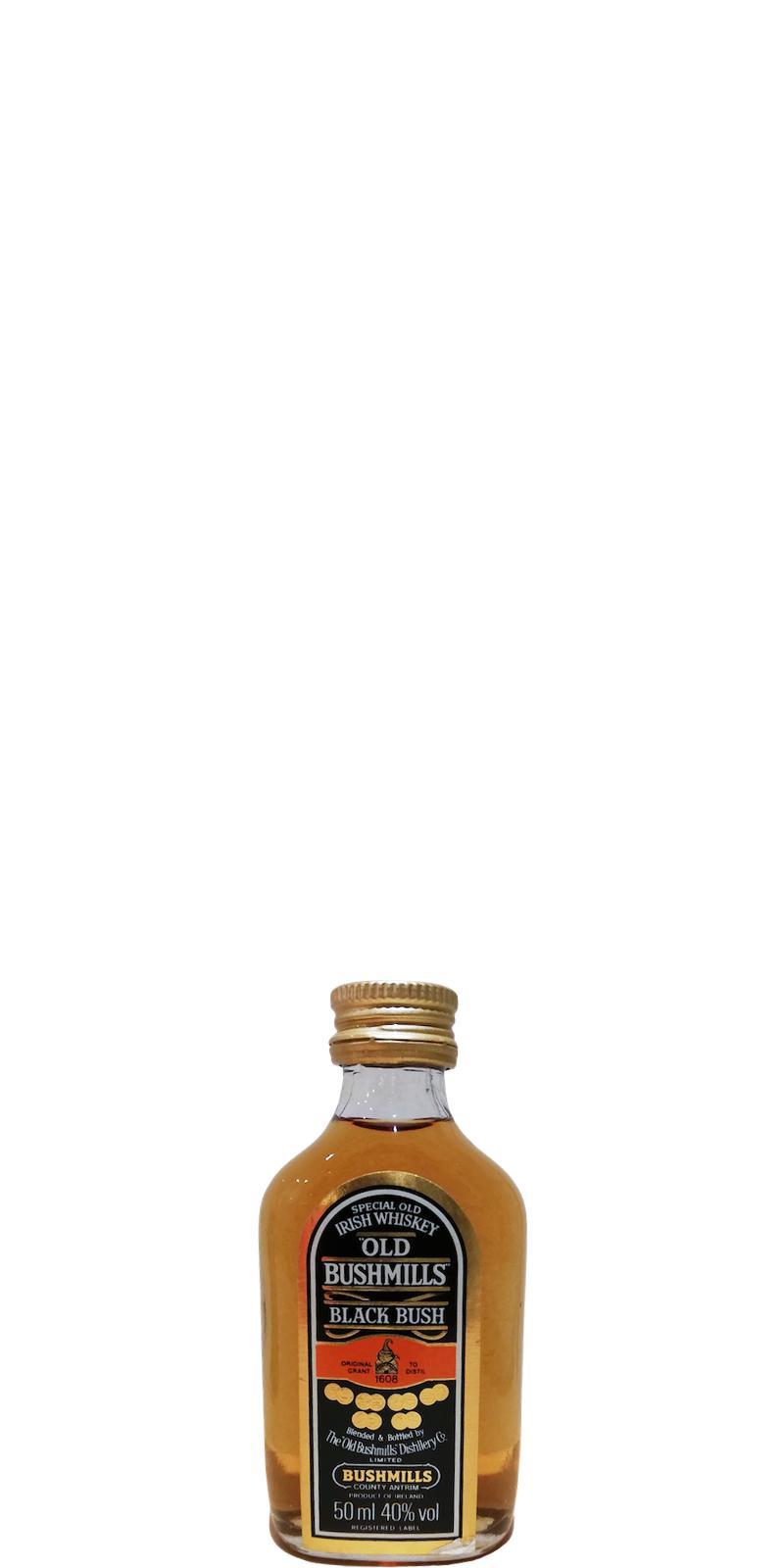 Bushmills Black Bush   Special Old Irish Whiskey