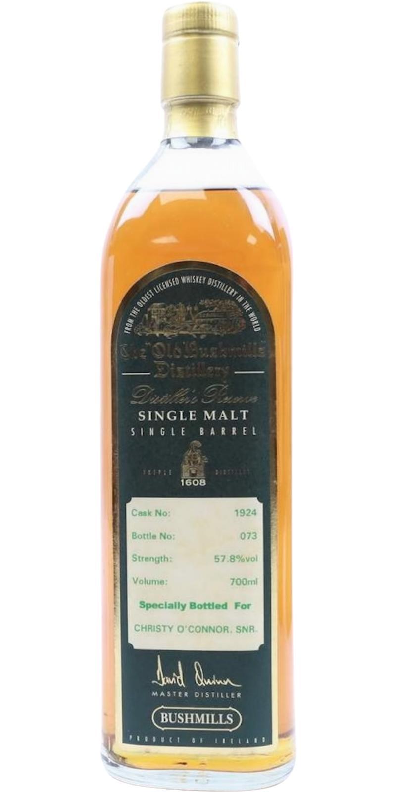 Bushmills Distiller's Reserve  Single Barrel