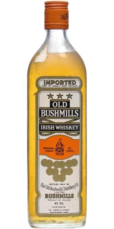 Bushmills Imported  Old Bushmills