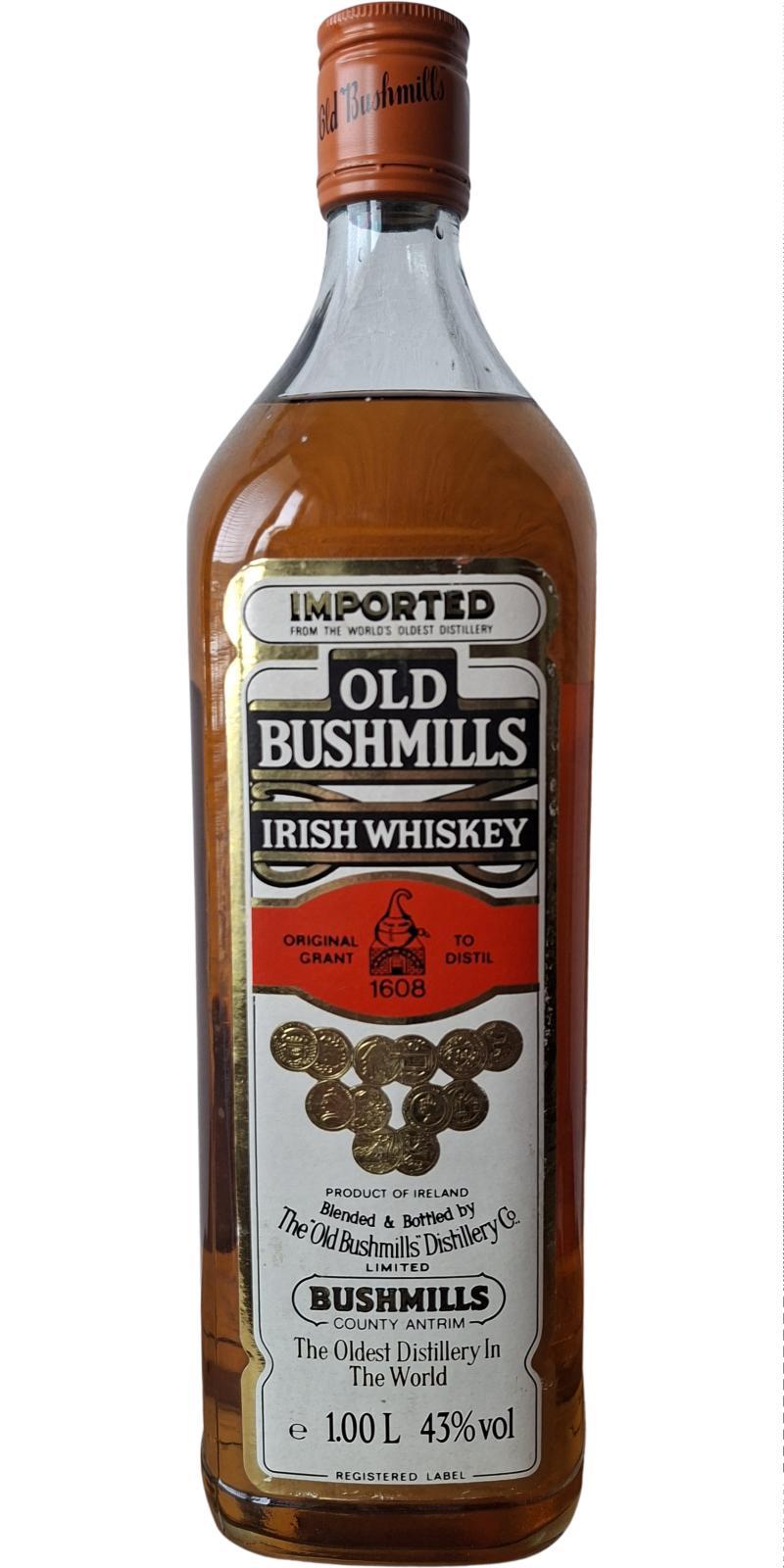 Bushmills Imported  Old Bushmills