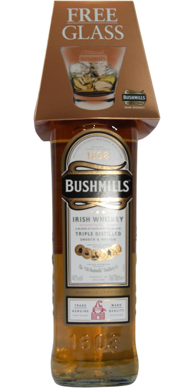 Bushmills Irish Whiskey  Smooth & Mellow