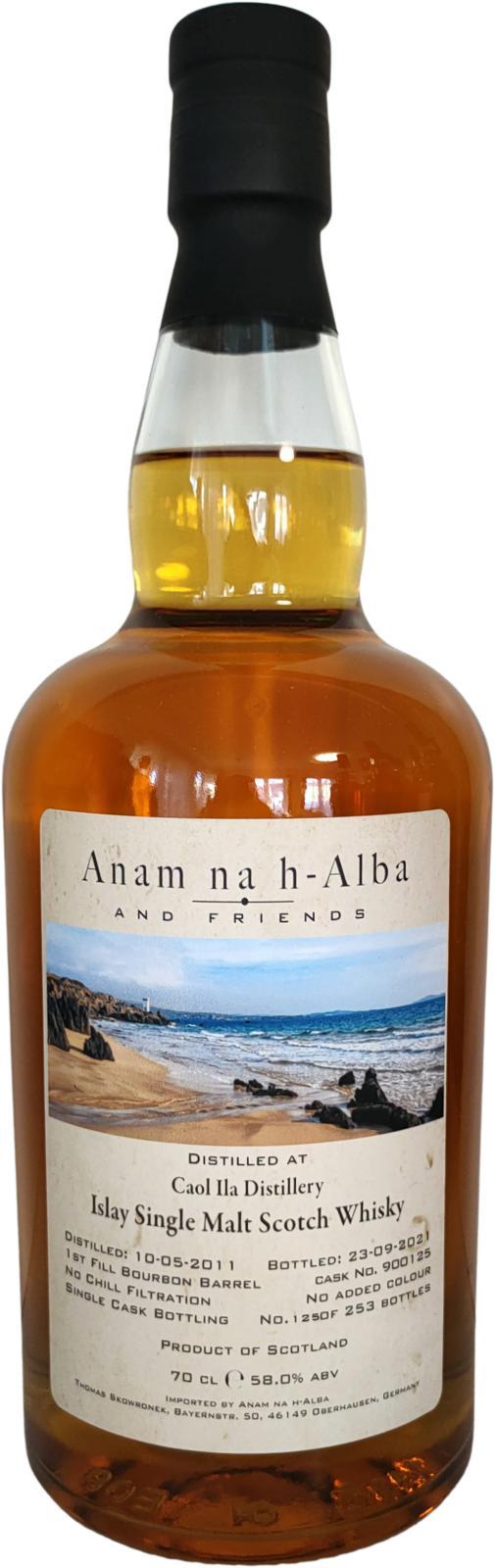 Caol Ila 2011 ANHA Anam na h-Alba and Friends