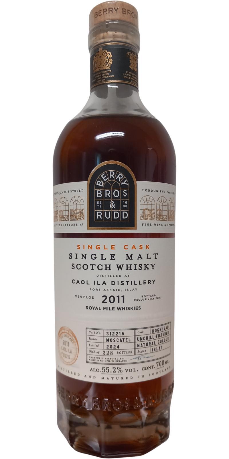 Caol Ila 2011 BR Single Cask