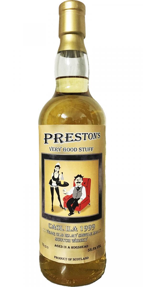 Caol Ila 1999 Bewh Preston's - Very Good Stuff
