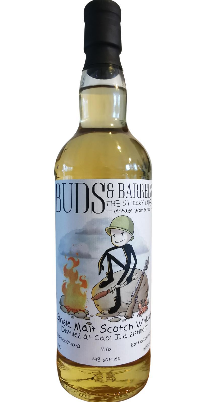 Caol Ila 2010 BuBa The Sticky Label - Vintage War Series
