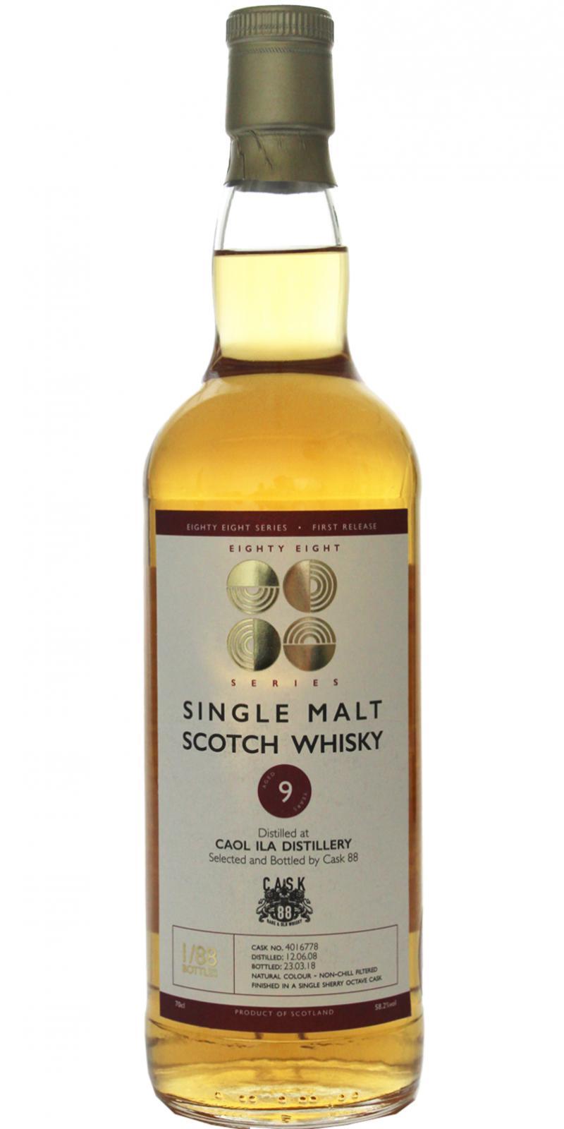 Caol Ila 2008 Ca88 Eighty Eight Series - First Release