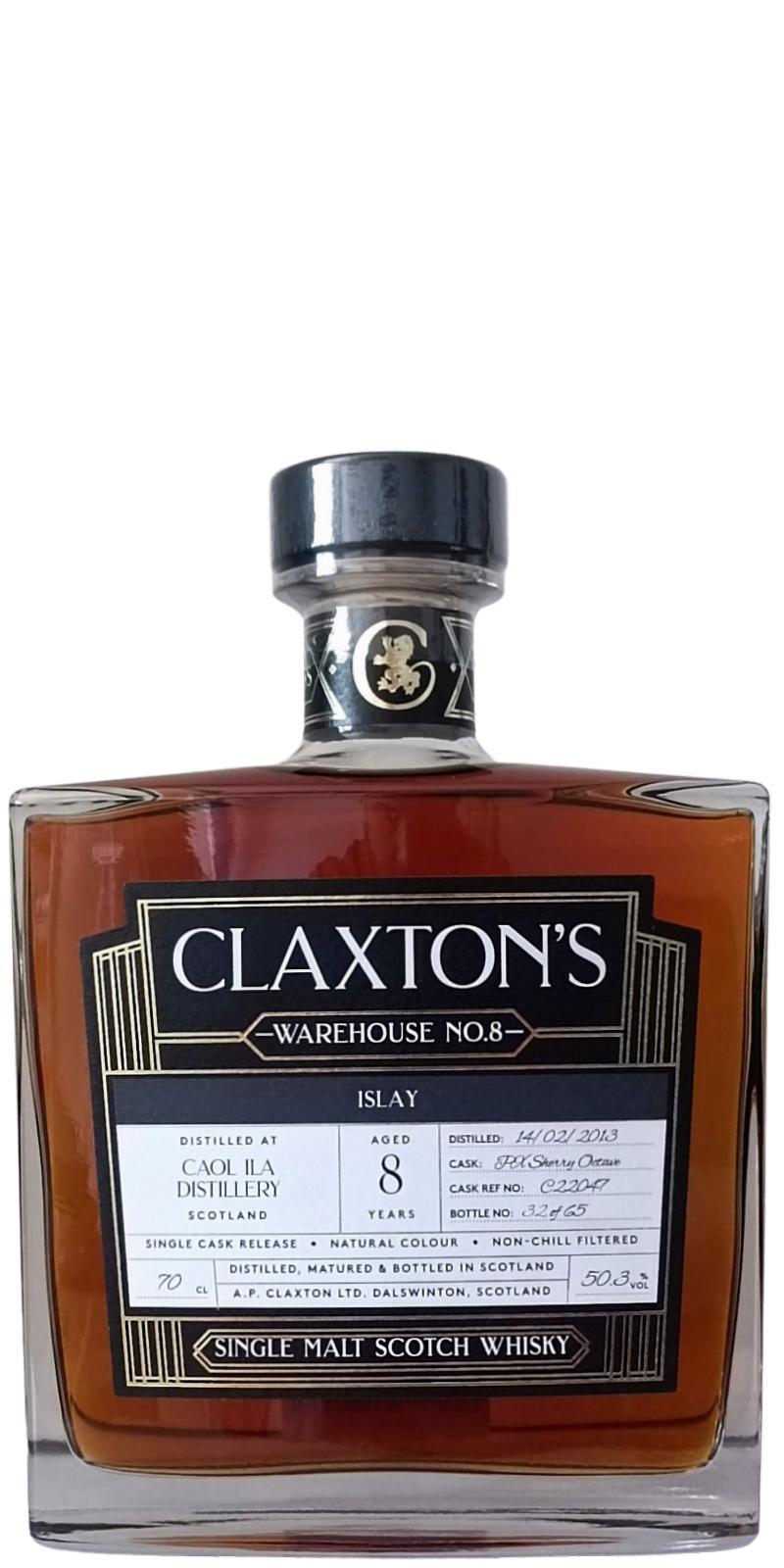 Caol Ila 2013 Cl Warehouse No. 8