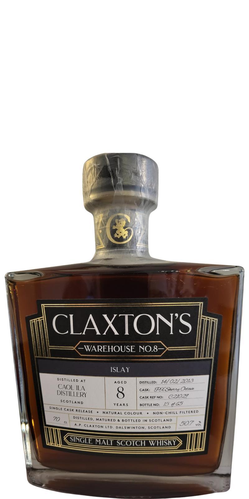 Caol Ila 2013 Cl Warehouse No. 8