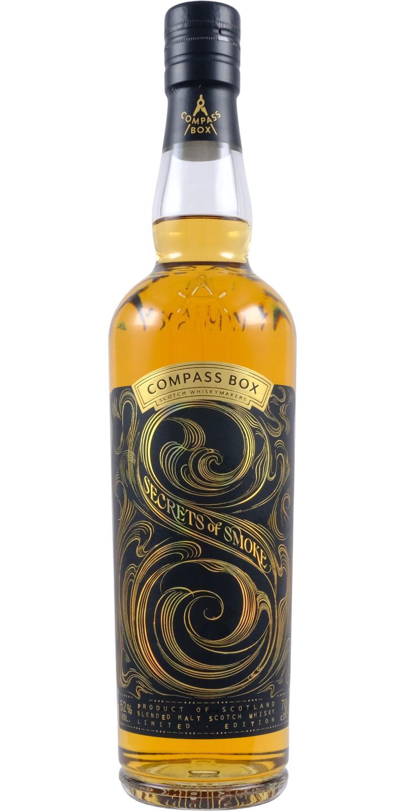 Blended Malt Scotch Whisky Secrets of Smoke CB