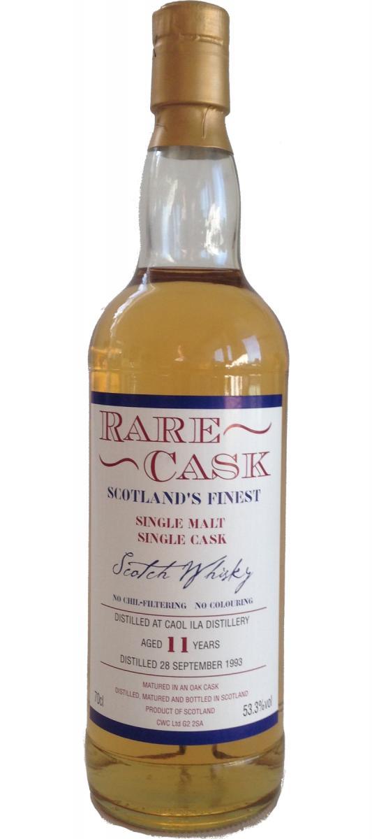 Caol Ila 1993 CWC Rare Casks - Scotland's Finest