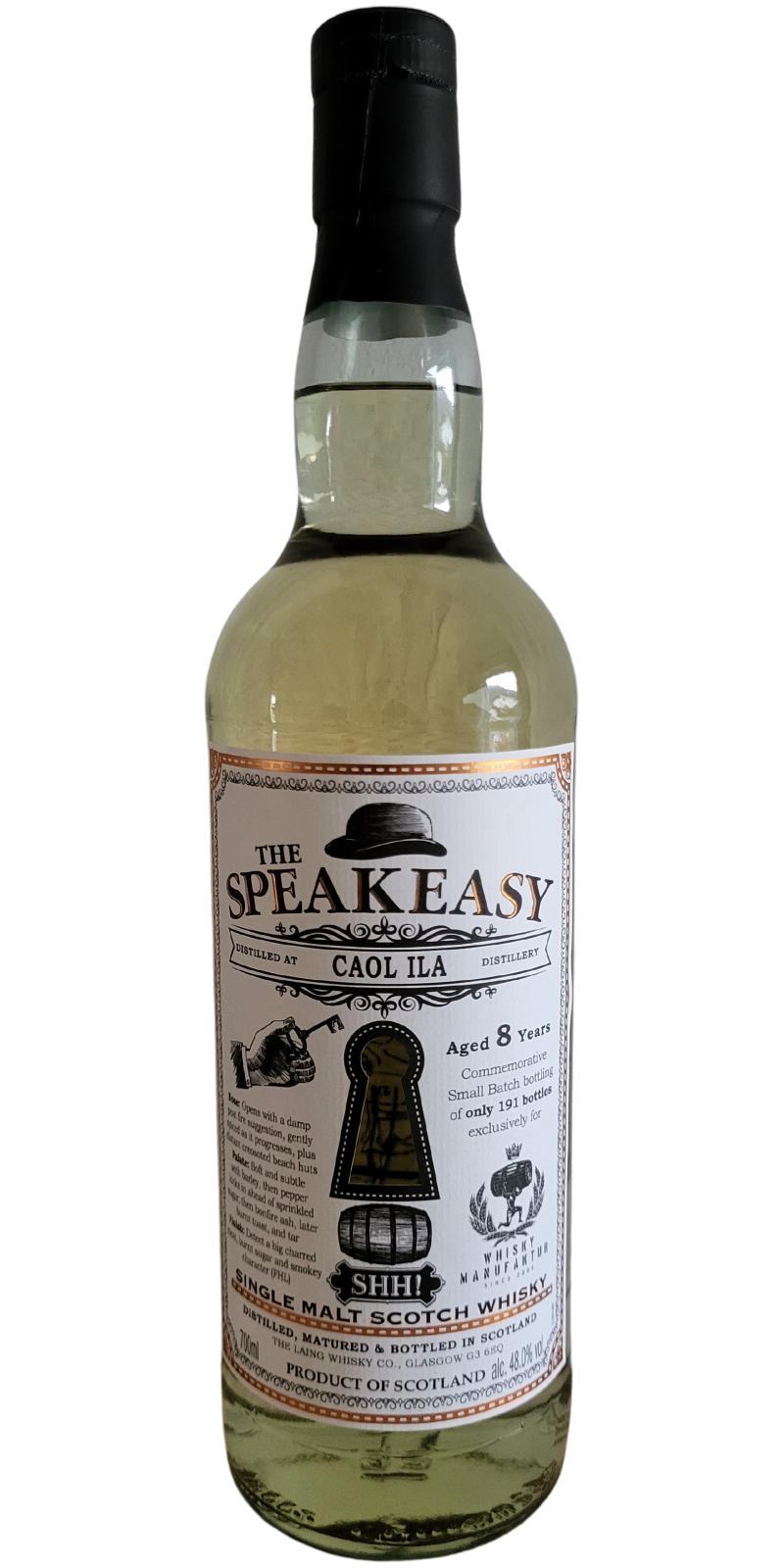 Caol Ila 08-year-old DL The Speakeasy