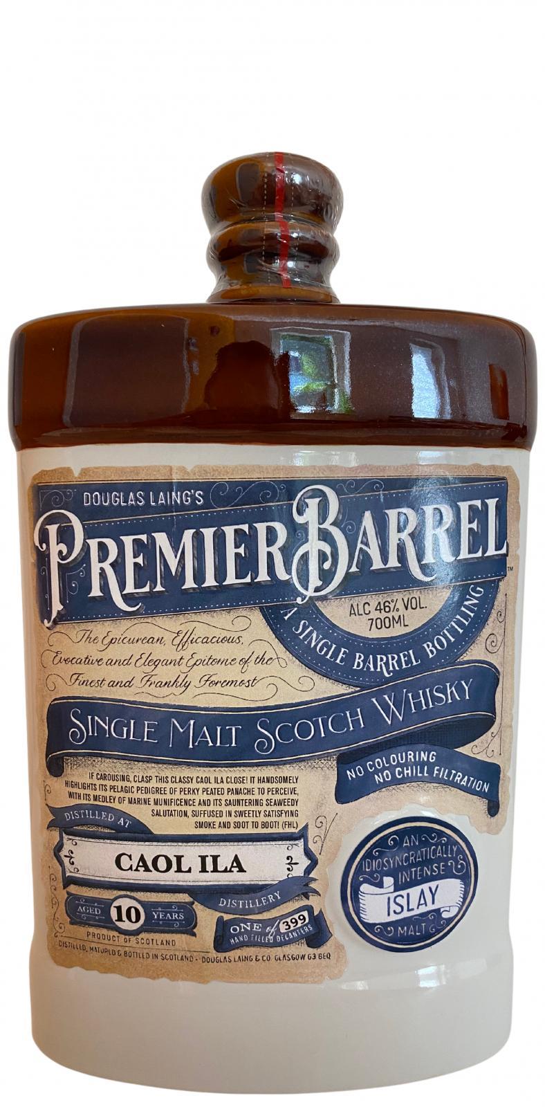 Caol Ila 10-year-old DL Premier Barrel Selection